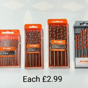 Drill Press 12-Pack 1/8" Cobalt Drill Bits - M35