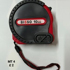 BISSO 10m Measuring Tape – Durable & Accurate