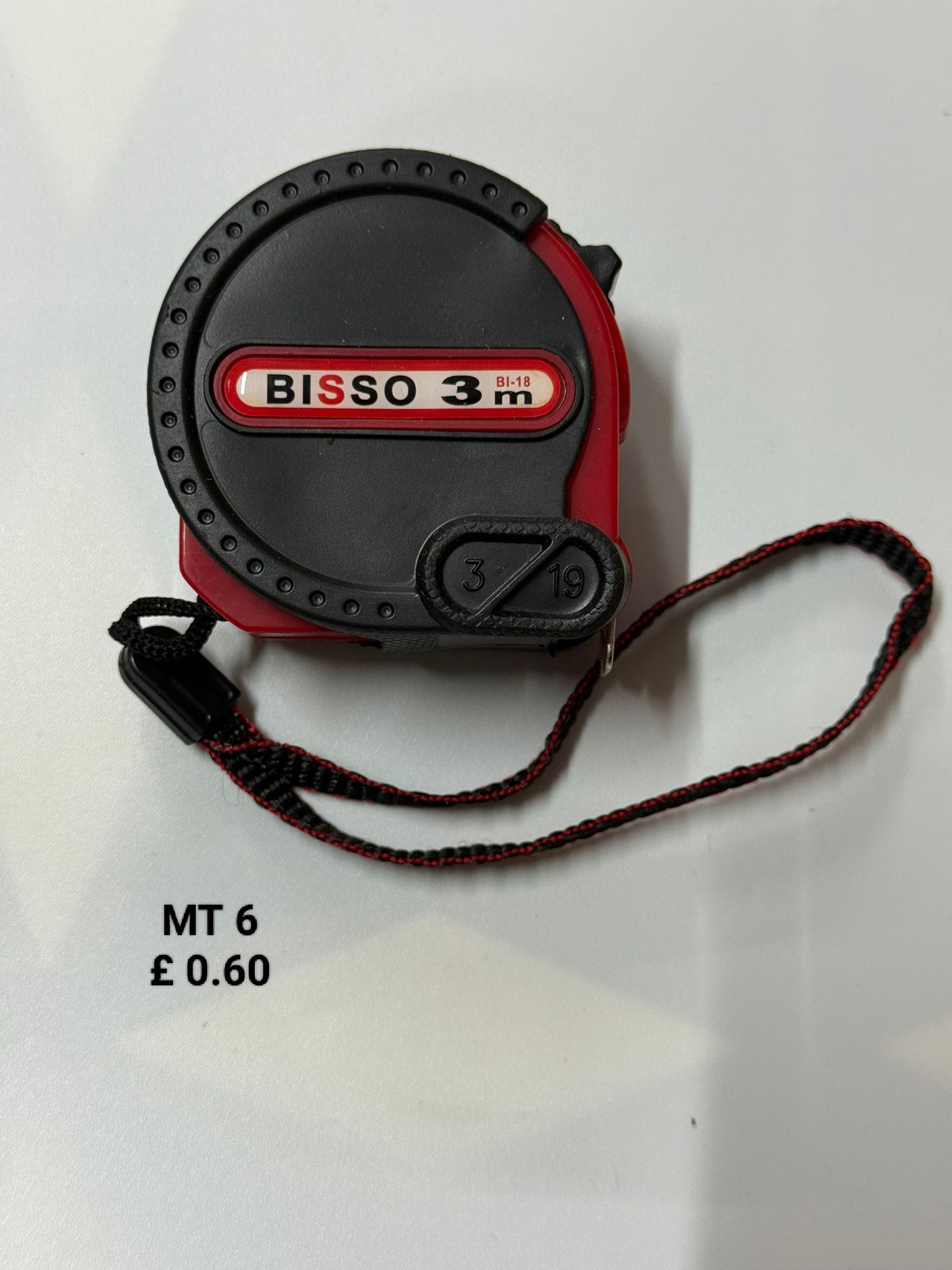 BISSO 3m Measuring Tape – Durable & Accurate